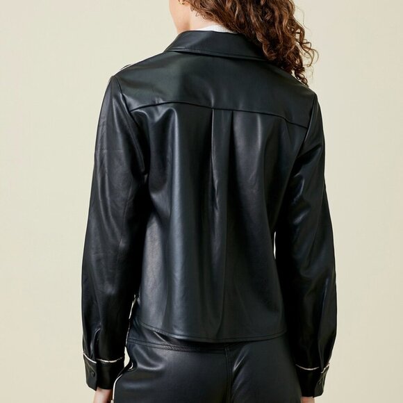 MYSTREE FAUX LEATHER JACKET - Picture 4 of 5